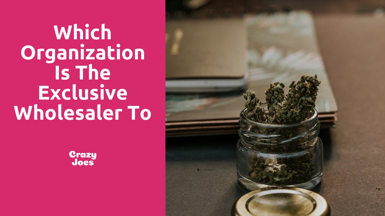 Which organization is the exclusive wholesaler to all retail cannabis stores in Ontario?